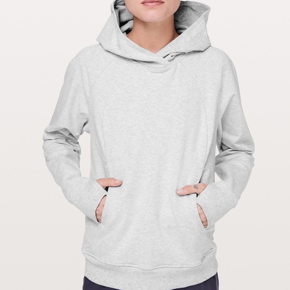 lululemon athletica Tops - Heather Gray Scuba Hoodie Pull Over